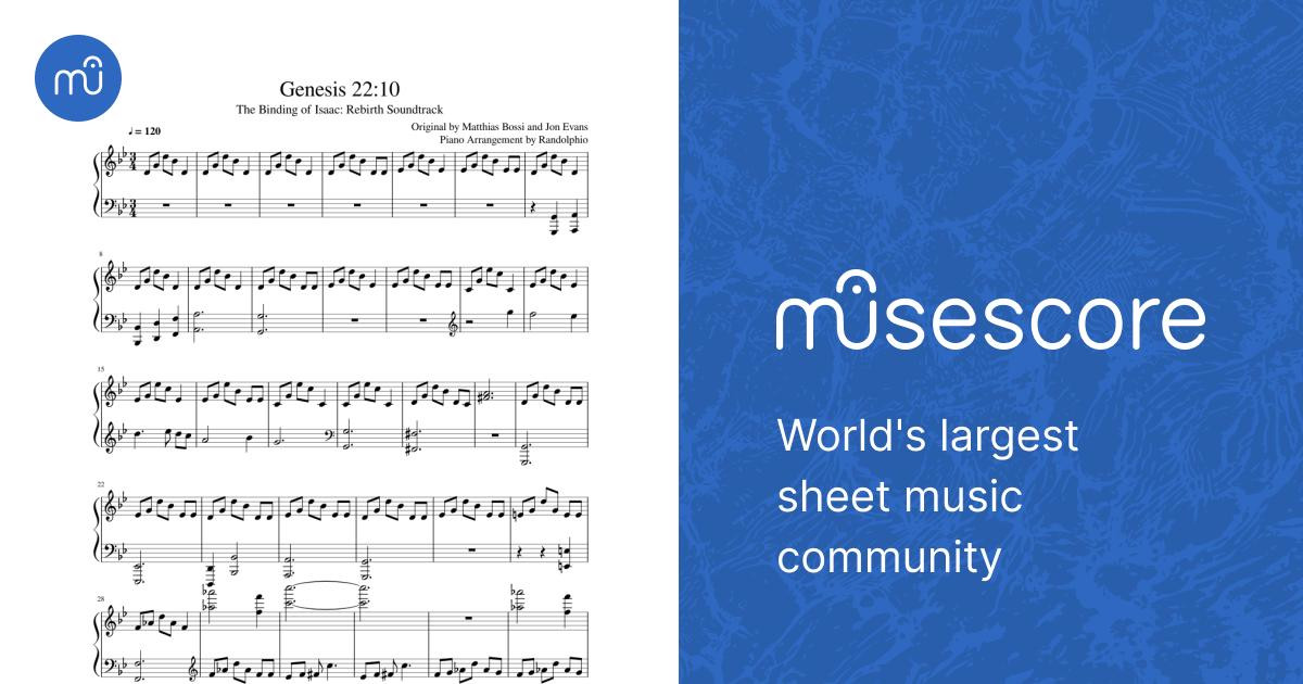 Genesis 22:10 Sheet Music for Piano (Solo) easy | MuseScore.com