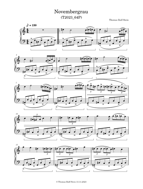 Novembergrau (Piano Version)