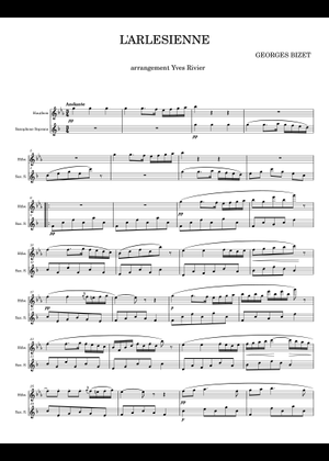 L'Arlésienne Sheet Music for Saxophone alto (Solo) | MuseScore.com