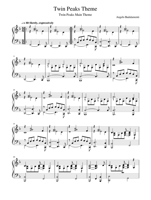 Twin Peaks Theme