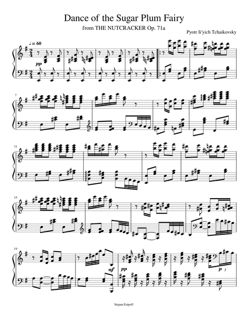 🎄Dance of the Sugar Plum Fairy🎄 by Pyotr Ilyich Tchaikovsky