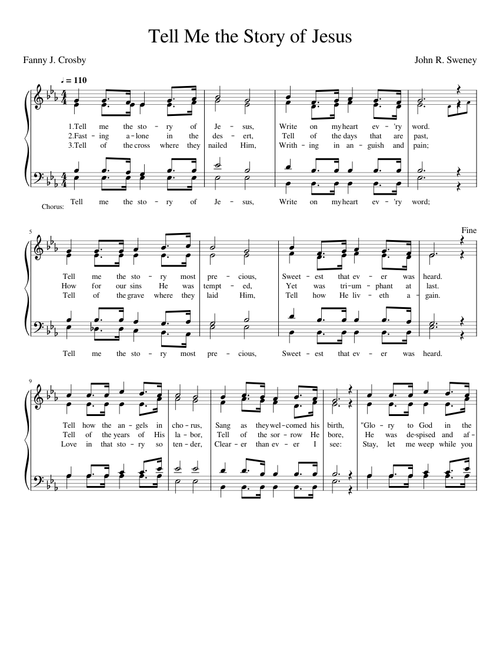232 Tell Me the Story of Jesus