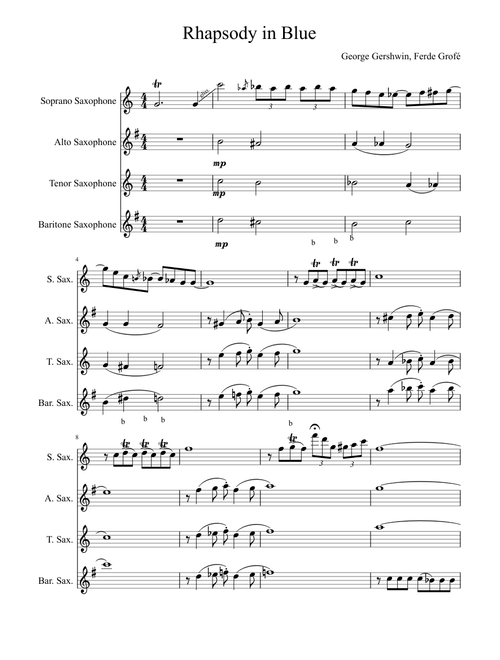 Rhapsody In Blue
