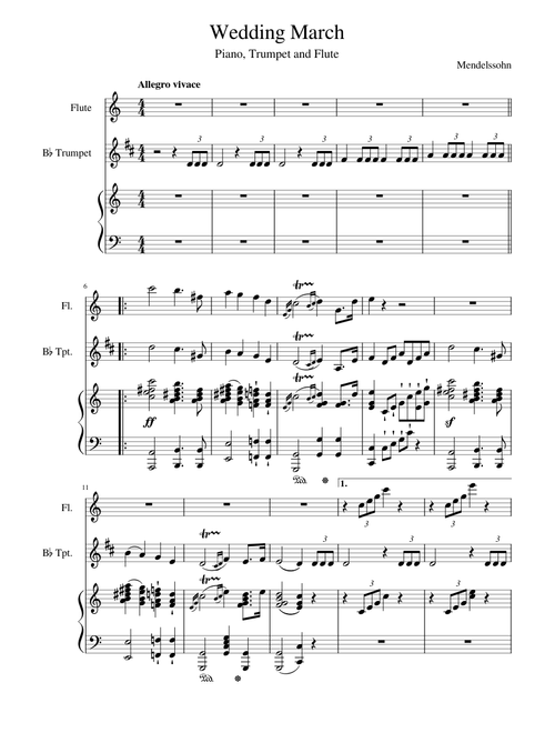 Mendelssohn's Wedding March