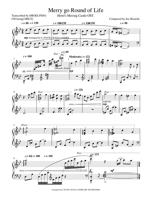 Merry go round of life(人生のメリーゴーランド) - Kyle Landry