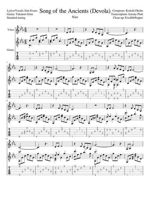 Song of the Ancients (Devola)