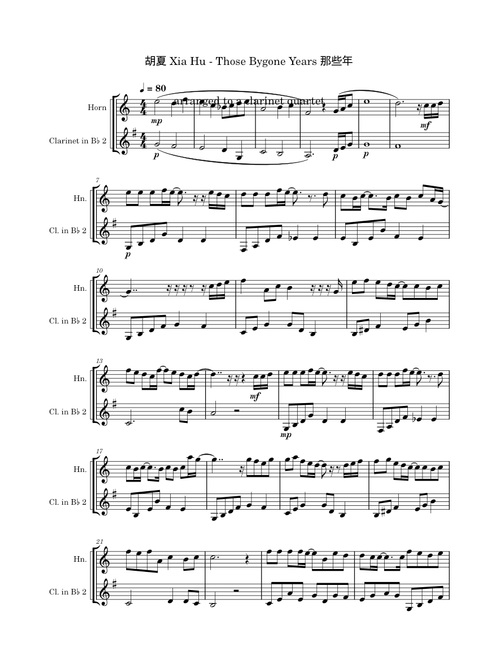 Na xie nian – Hu Xia (胡夏)