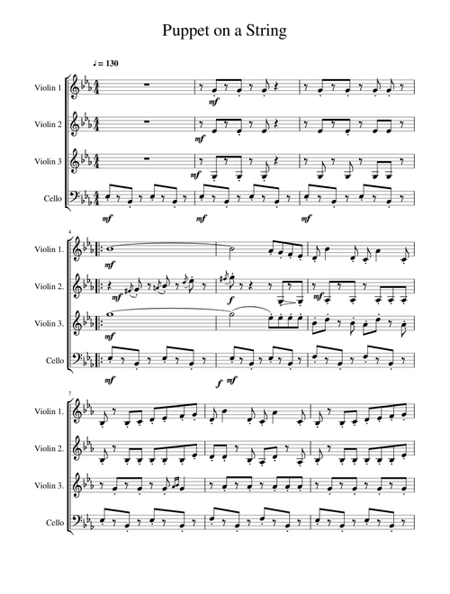 Puppet on a string - Phil Coulter