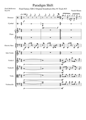 Free Paradigm Shift (パラダイムシフト) by Naoshi Mizuta sheet