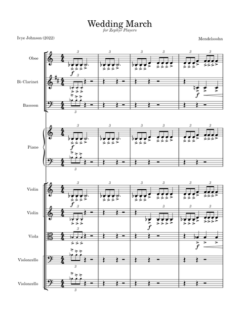 Wedding March from A Midsummer Night's Dream, Op.61 – Felix Mendelssohn Wedding March