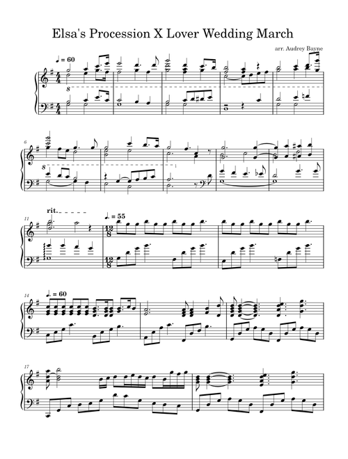 Elsa's Procession X Lover Wedding March - Wagner & Taylor Swift