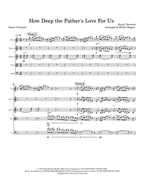 How Deep The Father's Love For Us (Arr. Phyllis Hopper) - Phillips Craig & Dean (Small Ensemble)
