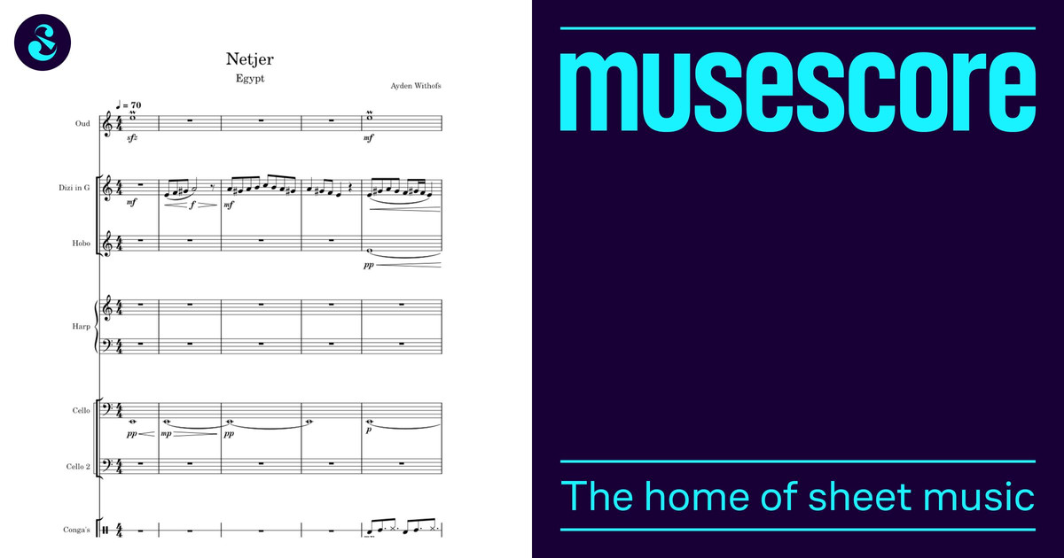 Netjer Egypt – Ayden Withofs – aydenwithofs Sheet Music for Flute ...