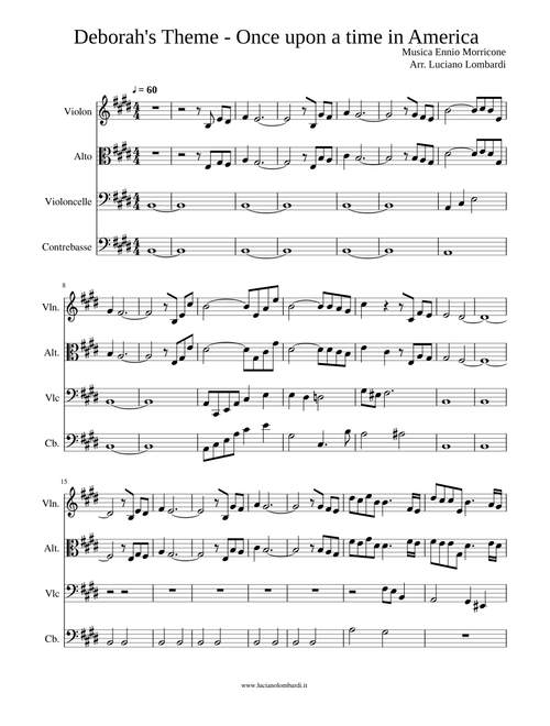 Deborah s Theme Once upon a time in America