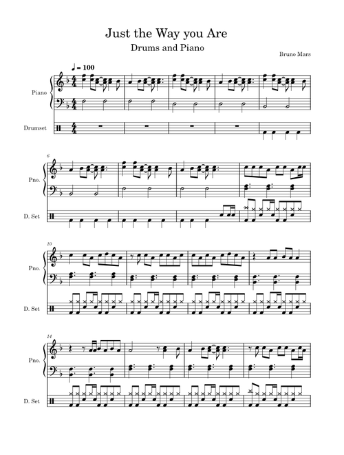 Just the way you are – Bruno Mars