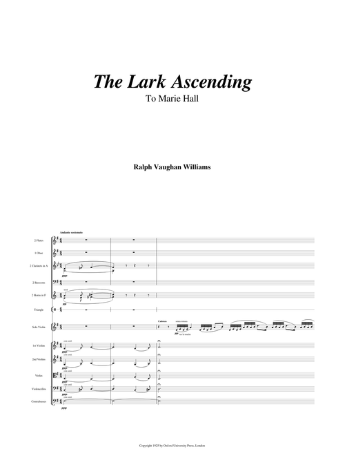 V. Williams - The Lark Ascending