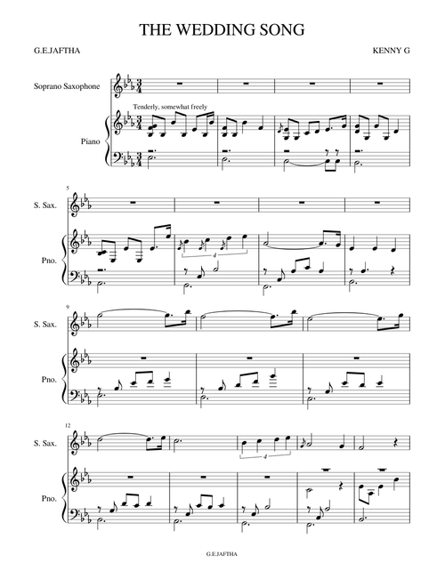 THE WEDDING SONG