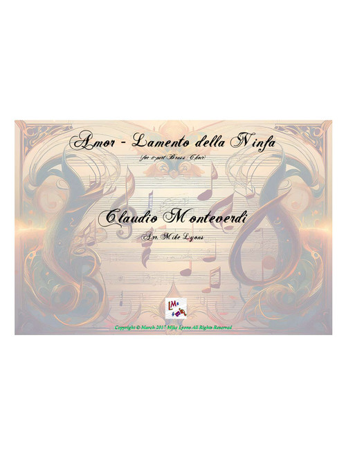 Amor - Lamento Della Ninfa (Monteverdi) (Brass Choir) (Arr. Mike Lyons) - Claudio Monteverdi (Brass Ensemble)