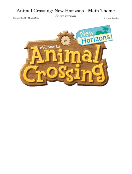 Animal Crossing: New Horizons - Main Theme