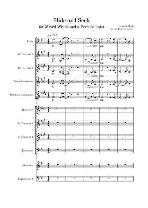 Hide and seek – Imogen Heap Double Reeds and Flute Sheet Music for