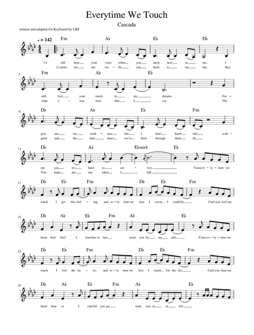 Everytime We Touch