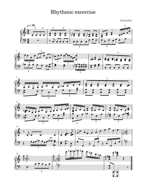 Rhythmic excercise