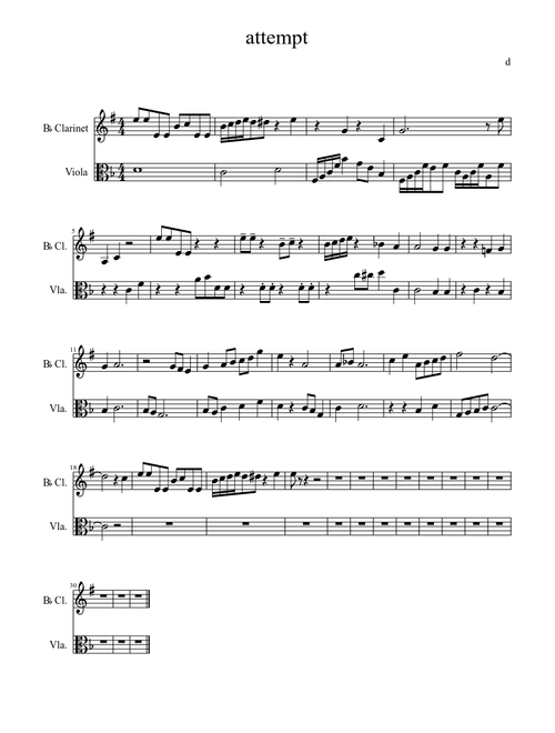 viola clarinet duet