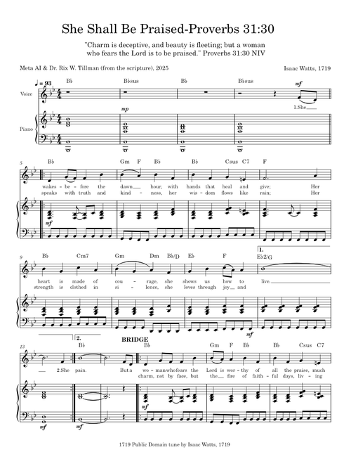 She Shall Be Praised-Proverbs 31-30 – rixwilliamtil