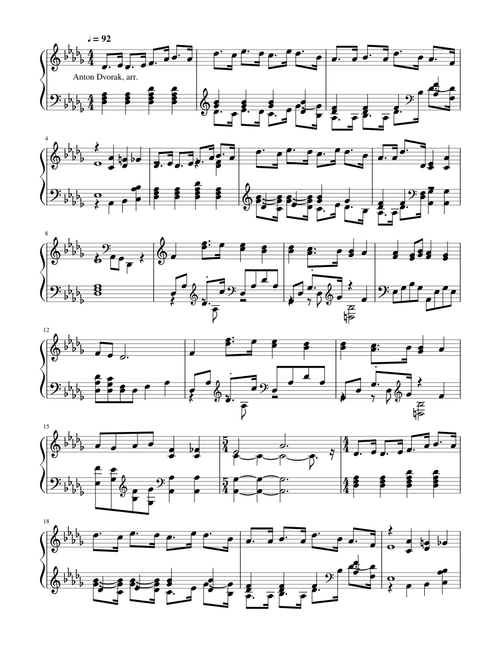 Humoresque - Antonin Dvorak