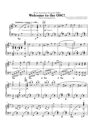 Welcome to the OSC! | BEGINNER Piano Arrangement Sheet Music for