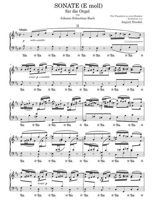Organ Sonata No.4 in E minor, BWV 528 – Johann Sebastian Bach