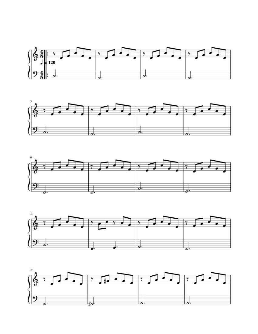 Halleluja - Leonard Cohen Sheet Music For Piano (Solo) | Musescore.com