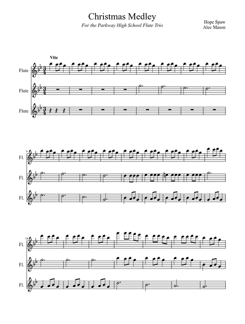 Christmas Flute Trio 2014