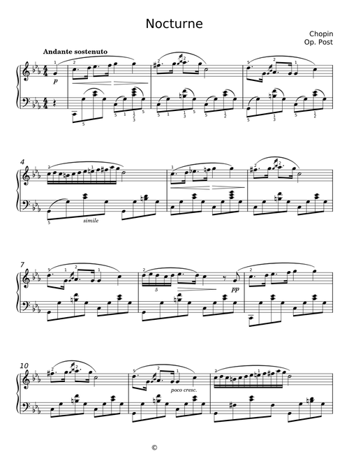 Nocturne - Frédéric Chopin