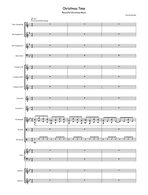 Christmas Time - For My School Bigband and Choir