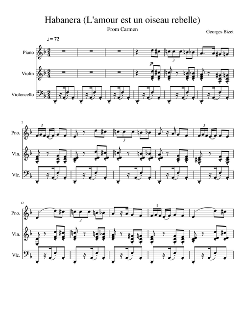 Habanera (L'amour est un oiseau rebelle)