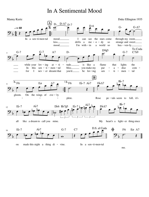 In A Sentimental Mood