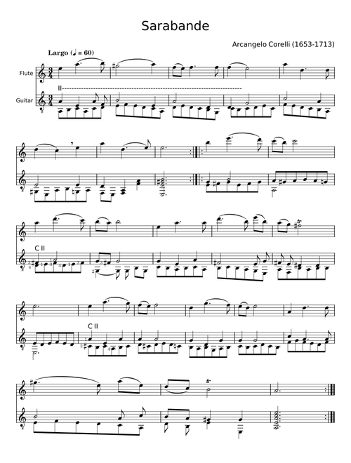 Sarabande - Arcangelo Corelli