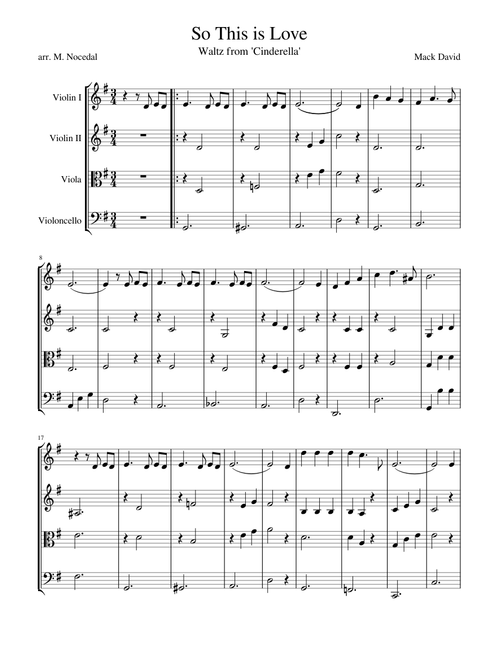 So This is Love: Waltz from Disney's "Cinderella"