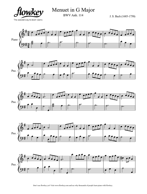 Menuet in G Major