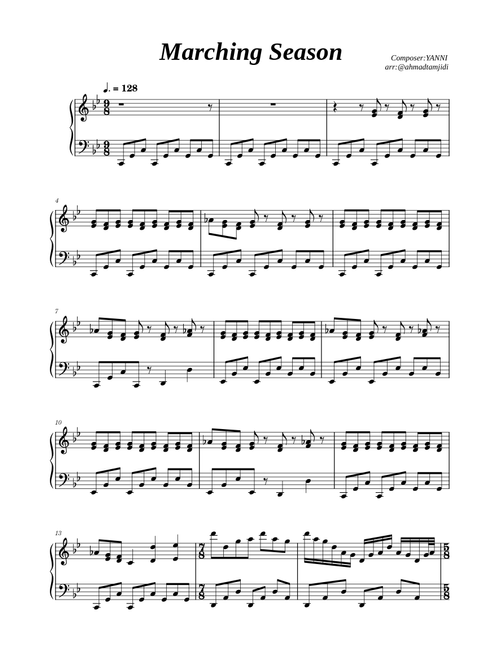 Yanni-Marching Season houston performance