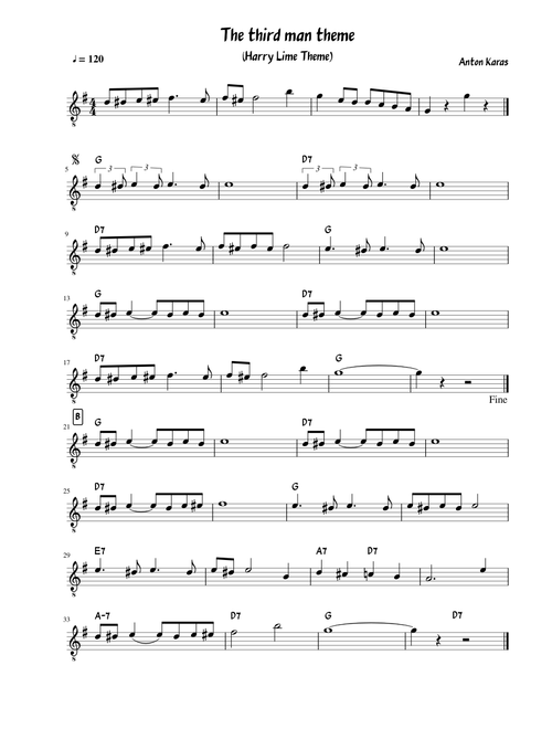 The third man theme