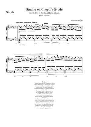 L. Godowsky - study no.1 Sheet Music for Piano (Solo