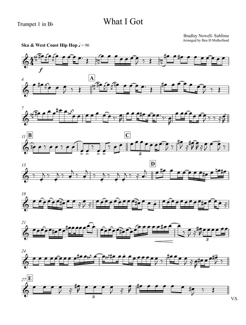 What I Got (Arr. Ben Mulholland) - Sublime (Brass Ensemble)