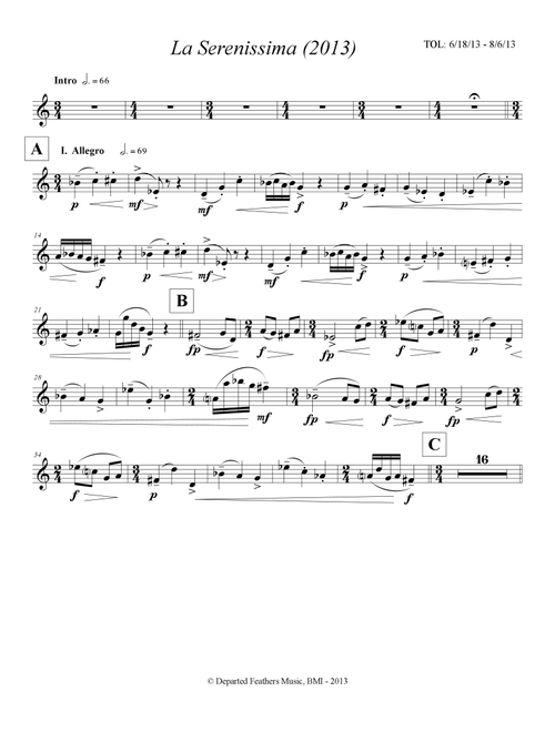 La Serenissima (2013) flute 2 - Thomas Oboe Lee (Flute Solo)