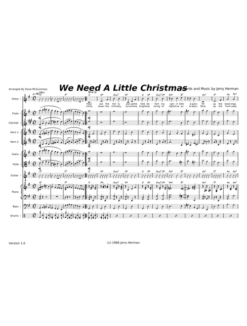 We Need A Little Christmas