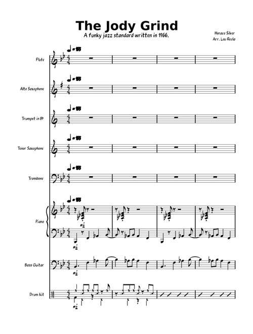 The Jody Grind for Jazz Combo