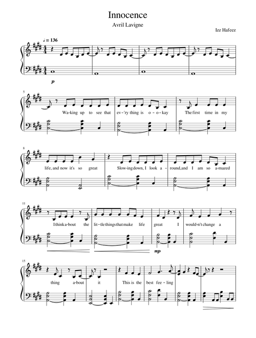Innocence - Avril Lavigne