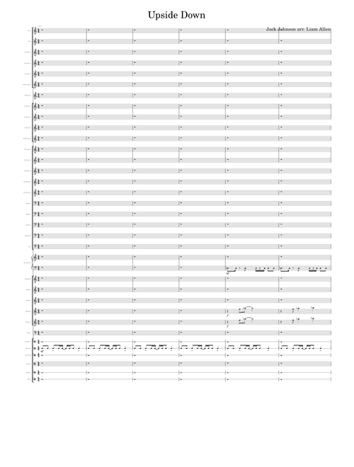 Upside down – Jack Johnson Upside Down Marching Arrangement