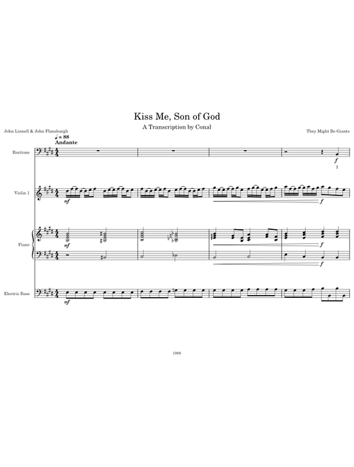 Kiss Me, Son of God – They Might Be Giants